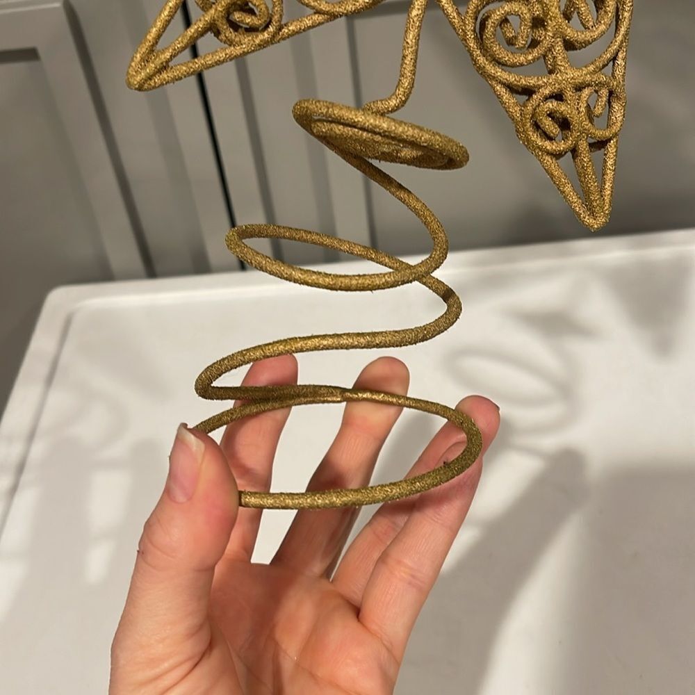 Gold Star TreeTopper - Picture 3 of 5